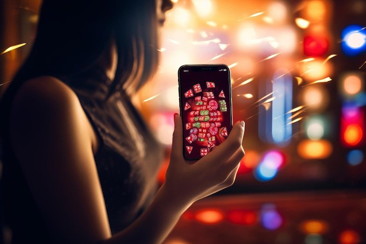 Simbol kesadaran dan edukasi tentang permainan yang bertanggung jawab di dunia digital
